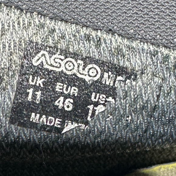 Asolo Thyrus GV Gore-Tex GTX Hiking Boots - Men’s Size 11.5 Dark Gray/Black - Picture 11 of 15